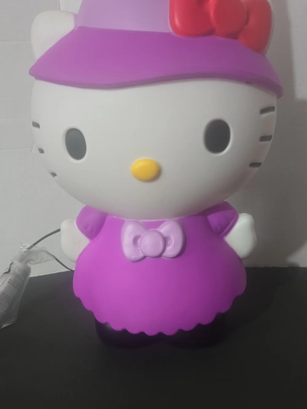 Hello Kitty Blow Mold Witch Halloween Lighted Yard Decor Sculpture 22” Plug-in